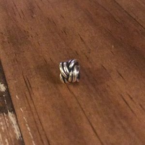 Braided pandora charm